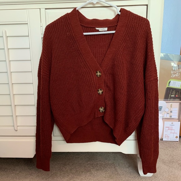 Garage Cropped Cardigan - Picture 1 of 6